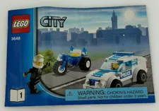Lego Instructional Manual Only Lego City 3648 Booklet #1