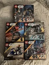 New & Sealed Lego Star Wars Set Bundle 75373, 75411, 75412, 75449, 75400