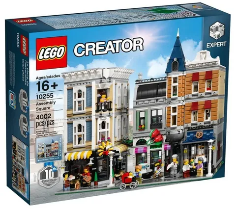 LEGO 10255 Creator Assembly Square Modular 10th Anniversary Series 4002 Pc Build