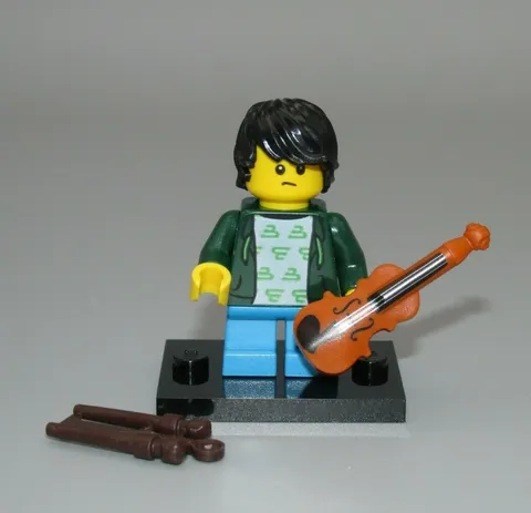 LEGO Series 21 Violin Player Kid New taken out of package CMF minifigure