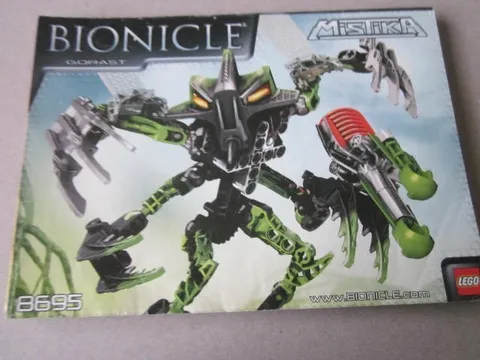 Lego Building Instructions Instruction Bionicle 8695 Mistika Gorast