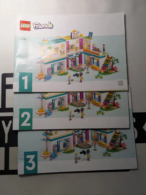 LEGO Friends 41731 Heartlake International School Instruction Manuals Only!