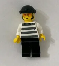 LEGO Police City Bandit Crook Male Prison Minifigure cty1558