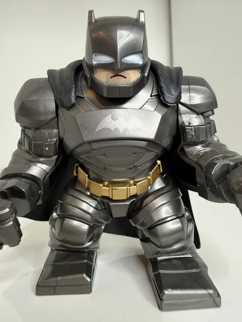 Big Fig Armoured Batman DC Custom Minifigure Large Lego Compatible 