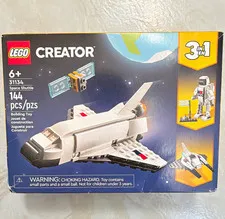 LEGO Creator 3-in-1 Space Shuttle 31134 Set 144 Pieces Ages 6+