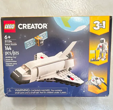 LEGO Creator 3-in-1 Space Shuttle 31134 Set 144 Pieces Ages 6+