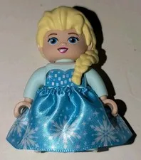 Lego Duplo Disney Princess Elsa Frozen Minifig Minifigure With Snowflake Skirt