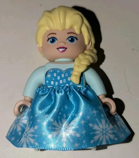Lego Duplo Disney Princess Elsa Frozen Minifig Minifigure With Snowflake Skirt