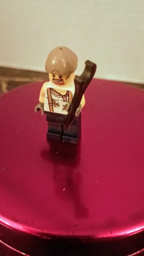 Lego Mini Figure Greasy Mechanic & 🔧