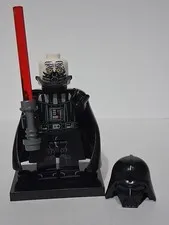 Darth Vader Custom Lego Minifigure Black Hard Cape Printed With Black Stand