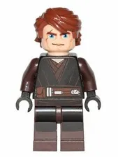 LEGO® Minifigure Star Wars sw0542 Anakin Skywalker (Dark Brown Legs)