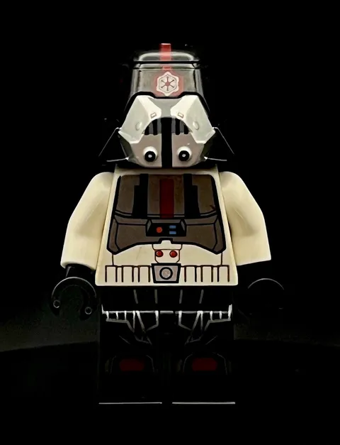 Lego Star Wars Sith Trooper Misprint Minifigure Torso Rare Prototype Error Test