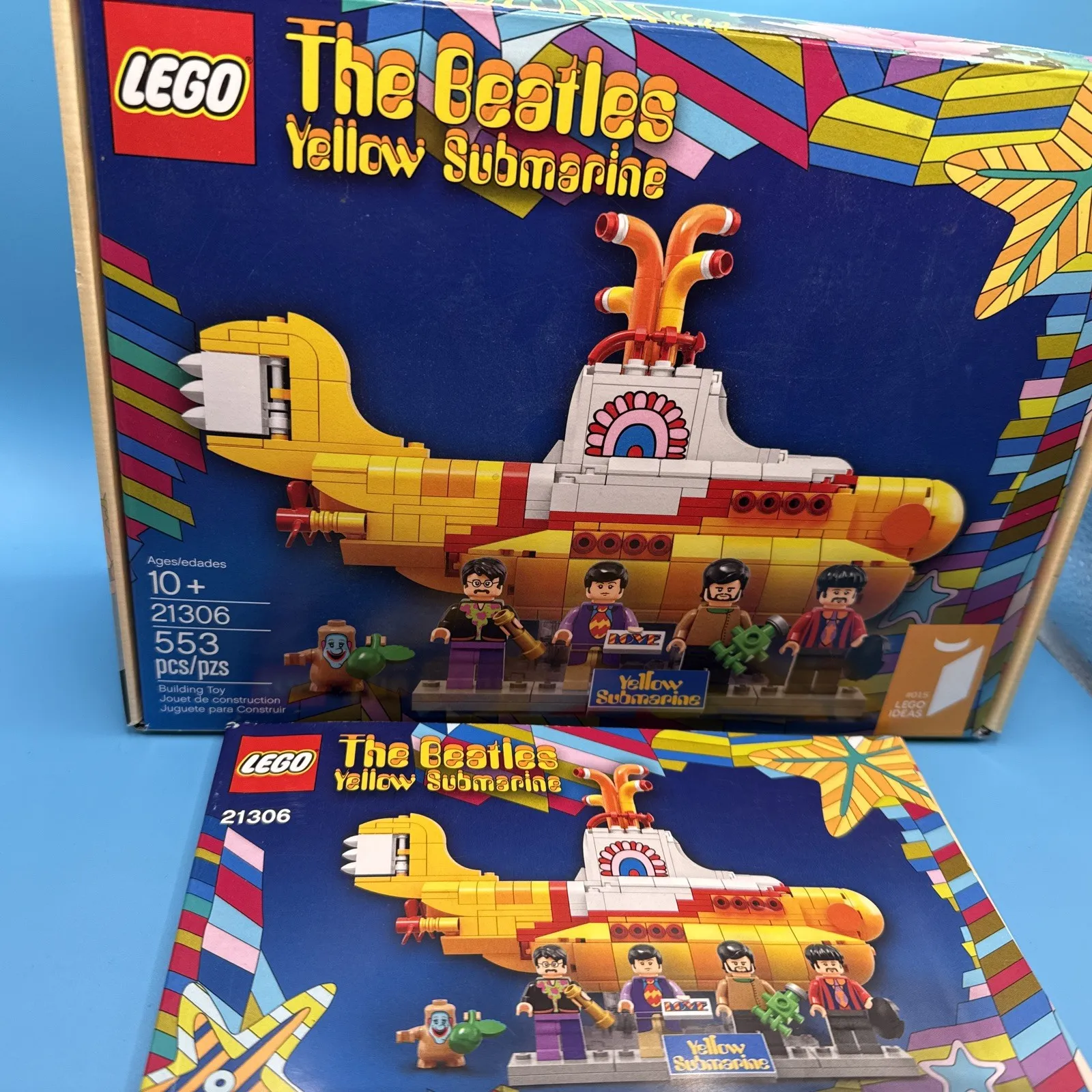 LEGO Ideas: The Beatles Yellow Submarine (21306) BOX & BOOKLET ONLY