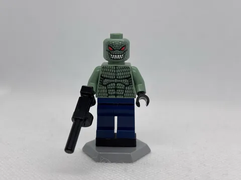 Lego - Killer Croc (Sand Green) 2006 Custom (UV Printed BAT009) Minifigure