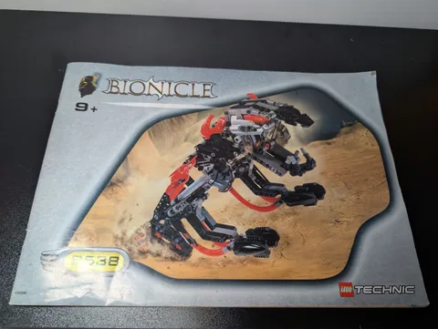 LEGO Bionicle Kane-Ra 8538 (2001) Instructions Only Clean See Pics