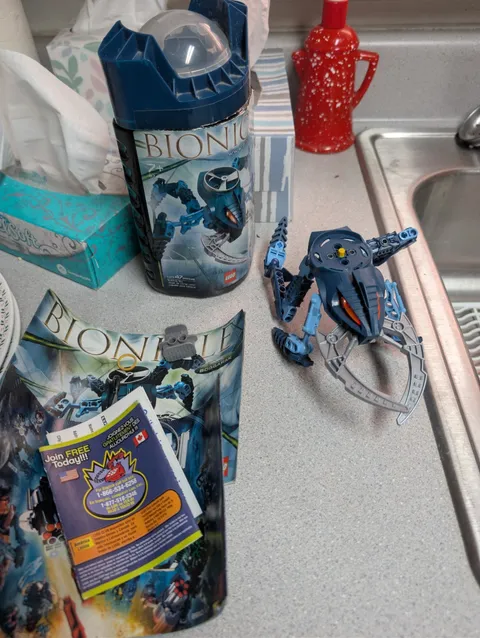 LEGO BIONICLE Visorak Boggarak 8742 Canister Set 47pcs w/ Instructions