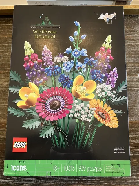 Lego Icons: 10313 Botanical Collection Wildflower Bouquet - 939 pcs 