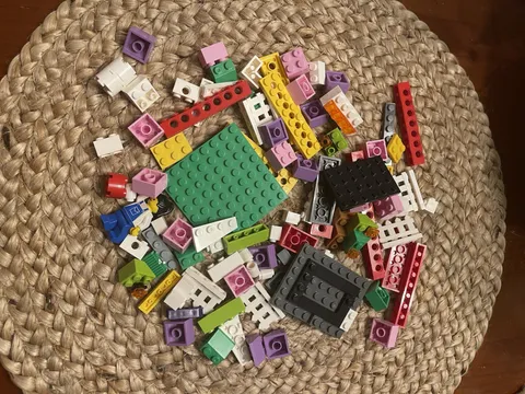 LEGO Mixed Parts Lot Minifigure Baseplates Bricks Plates Small Bundle