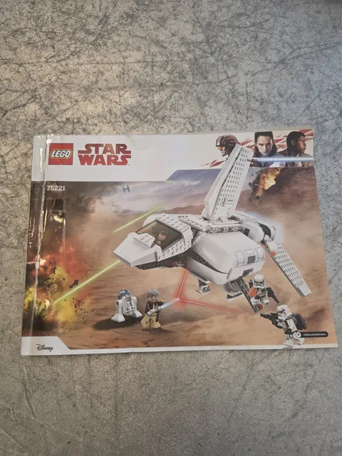 Lego 75221 Star Wars Imperial Landing Craft Instruction Manual Only NO BRICKS