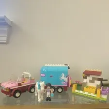 LEGO Friends Emma's Horse Trailer 3186 218 pcs Complete Set w/ Instructions