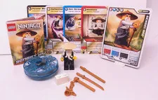 Lego 2255 Sensei Wu NINJAGO The Golden Weapons Spinner 100% Complete