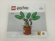 LEGO Harry Potter Mandrake 76433  Instruction Manual Only