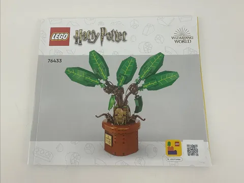 LEGO Harry Potter Mandrake 76433  Instruction Manual Only