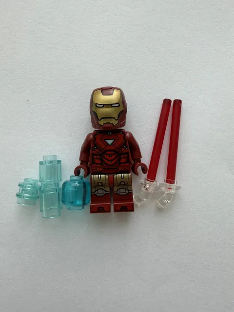 Lego Iron Man Mark 6 Minifigure sh1040 76320 Iron Man 2 Marvel Super Heroes 