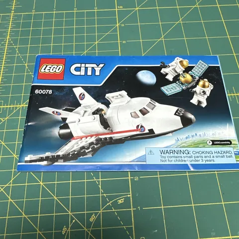 Lego 60078 Instruction Manual Only 2015 LEGO City Utility Shuttle Space Shuttle