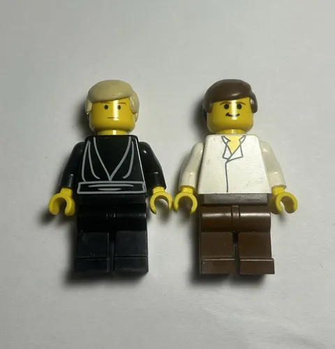Lego Star Wars Han Solo & Luke Skywalker Minifigures From Set 7104 Desert Skiff