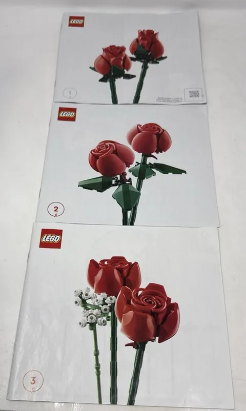LEGO Botanical Collection Bouquet of Roses - Manuals Only - 10328
