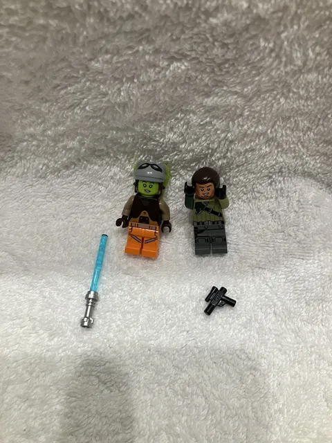 LEGO Star Wars Lot - Brown Haired kanan + Hera Syndulls Minifigures