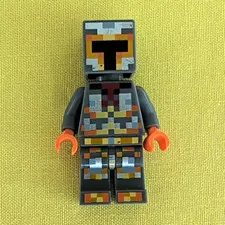 LEGO Minifigure Skin 1 Yellow Orange Armor Minifigure min034 8536
