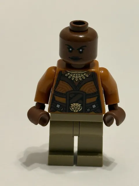 LEGO Okoye Minifigure Black Panther Wakanda Forever No Spear