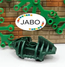 (S17 / 10 / 25) LEGO Bionicle 53566 Piraka Leg Cover Armor Green