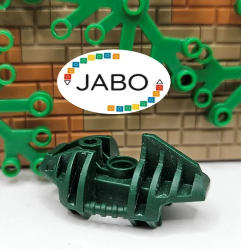 (S17 / 10 / 25) LEGO Bionicle 53566 Piraka Leg Cover Armor Green