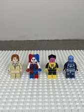LEGO DC Supervillains Lot of 4 Minifigures Luther Harley Quinn Sinestro Freeze