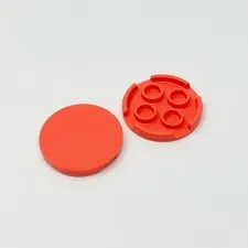 67095 LEGO Parts Tile Round 3x3 CORAL (2)