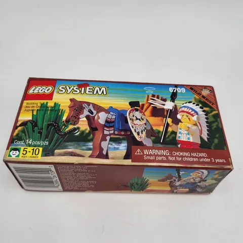 Vintage! Lego Wild West Western Tribal Chief 6709 -New sealed!