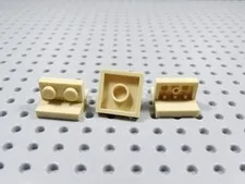 LEGO Lot of 3 Tan 2x2-1x2 Center Brackets BC