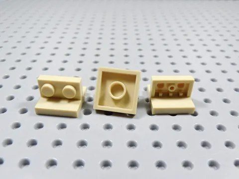 LEGO Lot of 3 Tan 2x2-1x2 Center Brackets BC