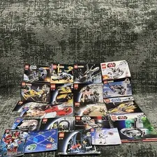 LEGO Star Wars Instruction Manual Lot 21 - 8036 7669  7656 7200 More