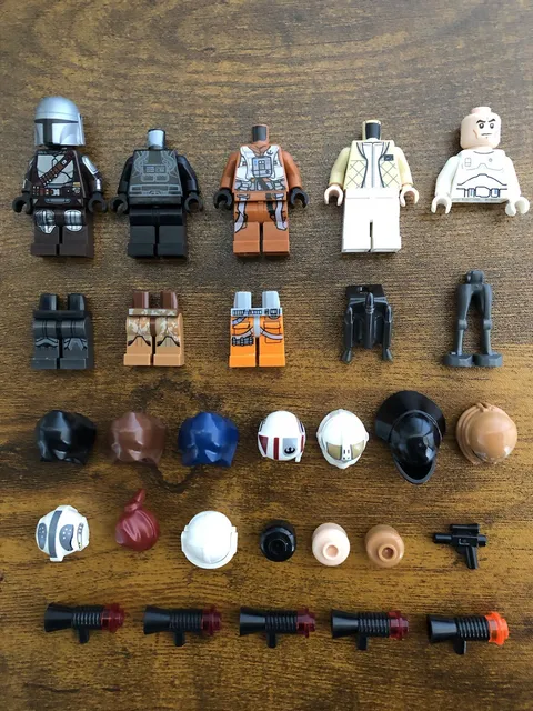 Lego Star Wars: Lot Of Mini-figures, Parts, Pieces. Read Description