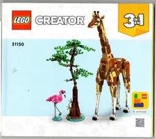 Lego ~  Instructions Manual Booklet Only ~ Creator 31150