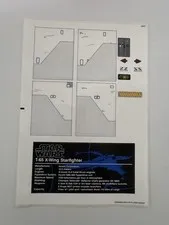 Lego Star Wars: Red Five X-wing Starfighter 10240 Sticker Sheet 2
