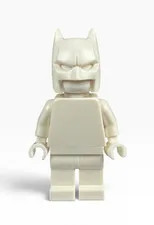 Official LEGO - White Monochrome Prototype DC Batman Minifigure - RARE