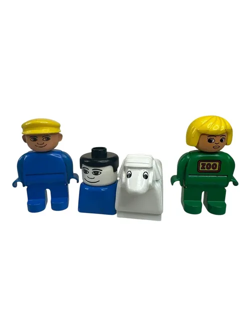 Vintage Duplo LEGO Figures & Sheep Set People Farm Animal Toys Figures