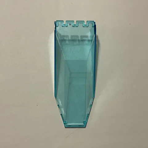 LEGO Windscreen 10 x 3 x 2 1/3 Canopy 2507 Trans-Light Blue Vintage Piece