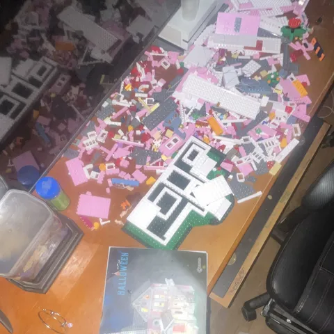 LEGO Bulk Lot Mixed Bricks Pieces from the Caroline haunted house set(AS IS )