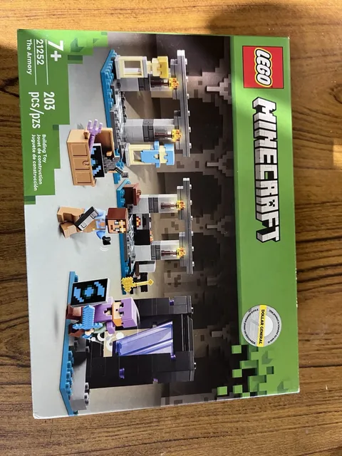 LEGO Minecraft The Armory 21252 Complete Set Boxed 203pc Age 7+ 2024